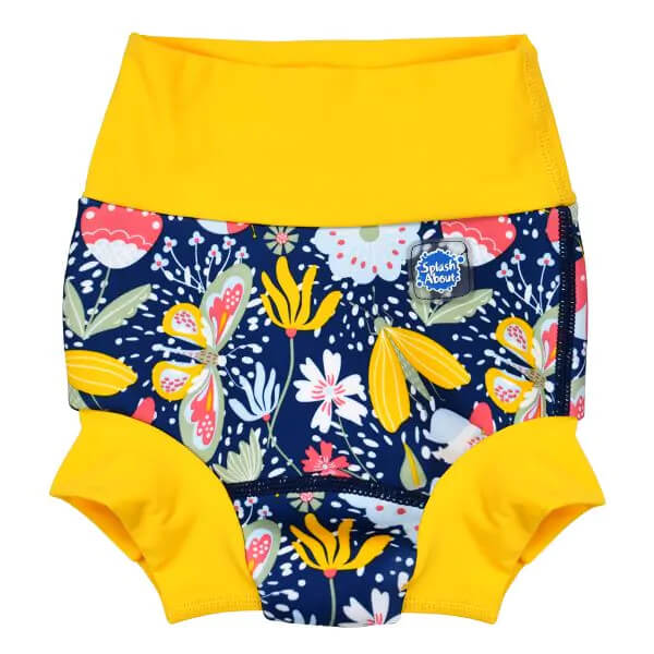 Pieluszka 2w1! Neoprenowa pieluszka do pływania Happy Nappy DUO łąka